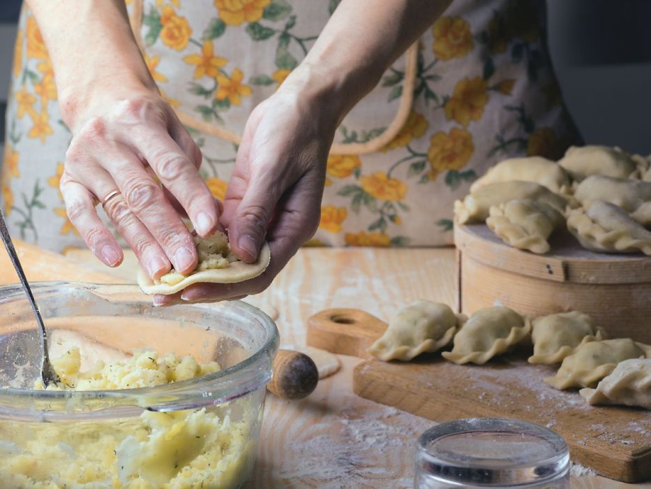 ciasto na pierogi z majonezem