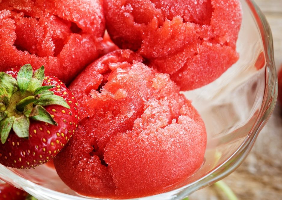 sorbet truskawkowy