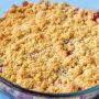 Crumble z rabarbarem