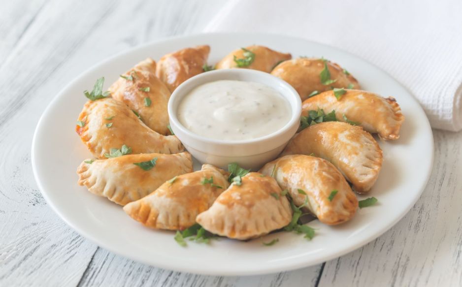 pierogi ze szpinakiem